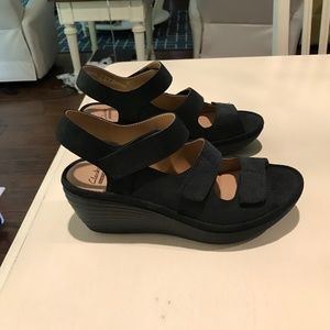 Clarks Reedly Juno Wedge Sandals
